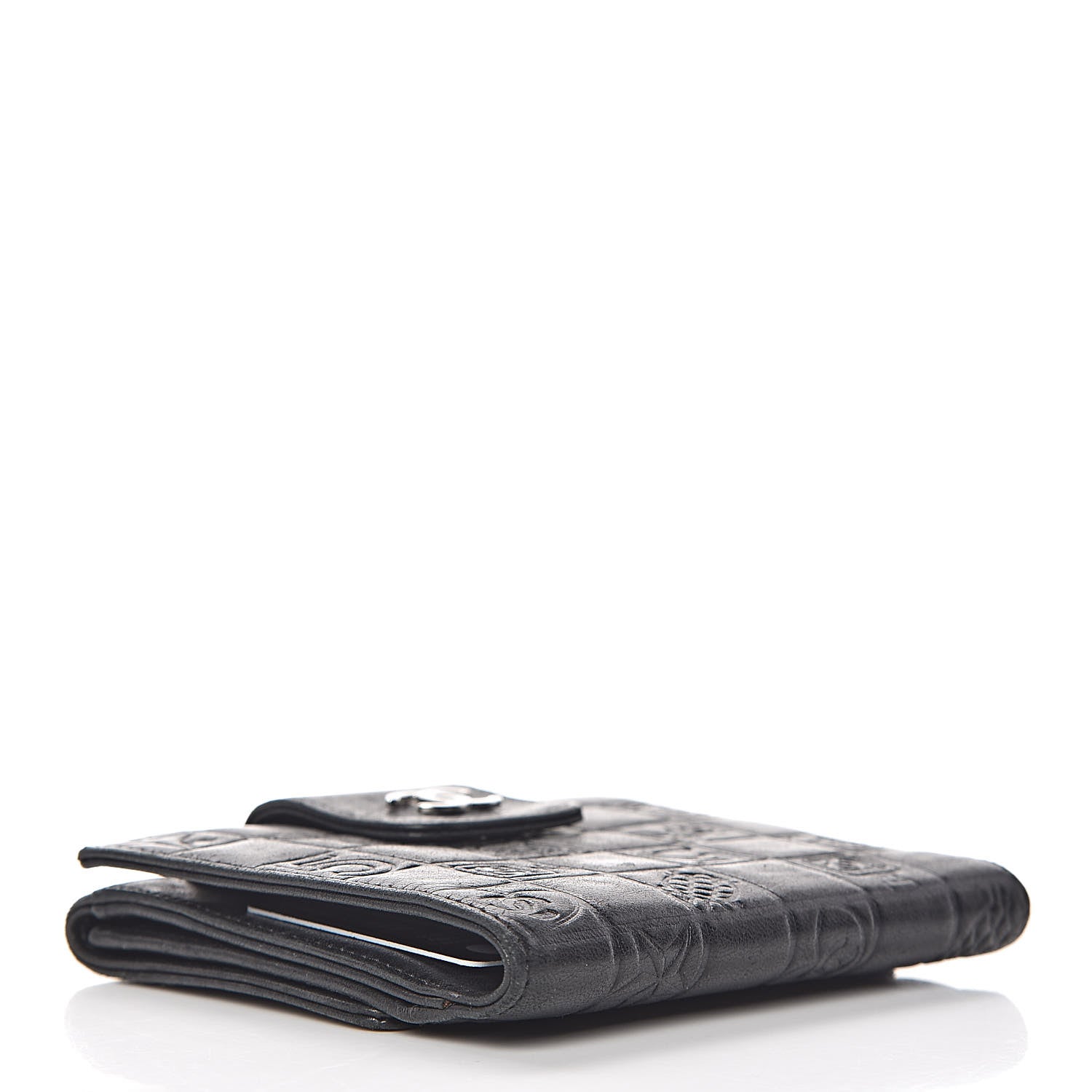 Chanel Lambskin Precious Symbols French Wallet Black 4 of 10