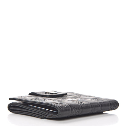 Chanel Lambskin Precious Symbols French Wallet Black 4 of 10