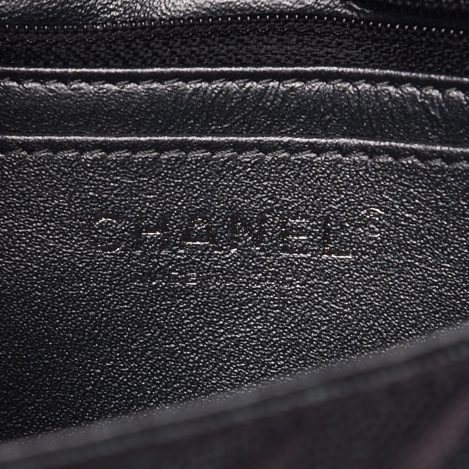 Chanel Iridescent Caviar Chevron Quilted Mini Rectangular Flap Black 6 of 8