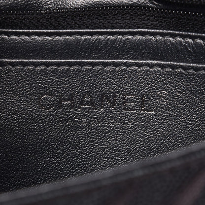Chanel Iridescent Caviar Chevron Quilted Mini Rectangular Flap Black 6 of 8