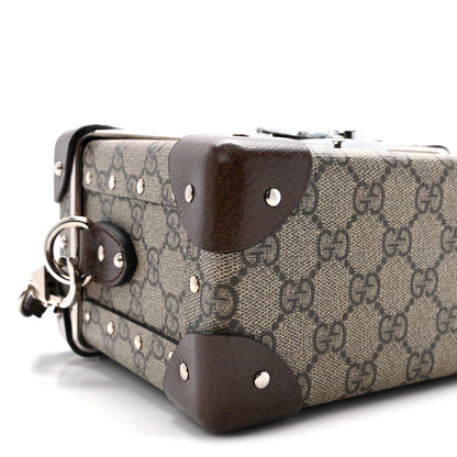 Gucci GG Supreme Monogram Globe-Trotter Beauty Case Brown 9 of 10