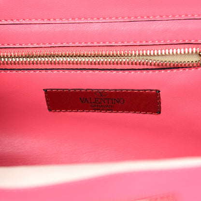 Valentino Garavani Vitello Small Rockstud Tote Deep Rose 5 of 11