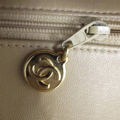 Chanel Leather Quilted Medium Flap Beige 13 of 13