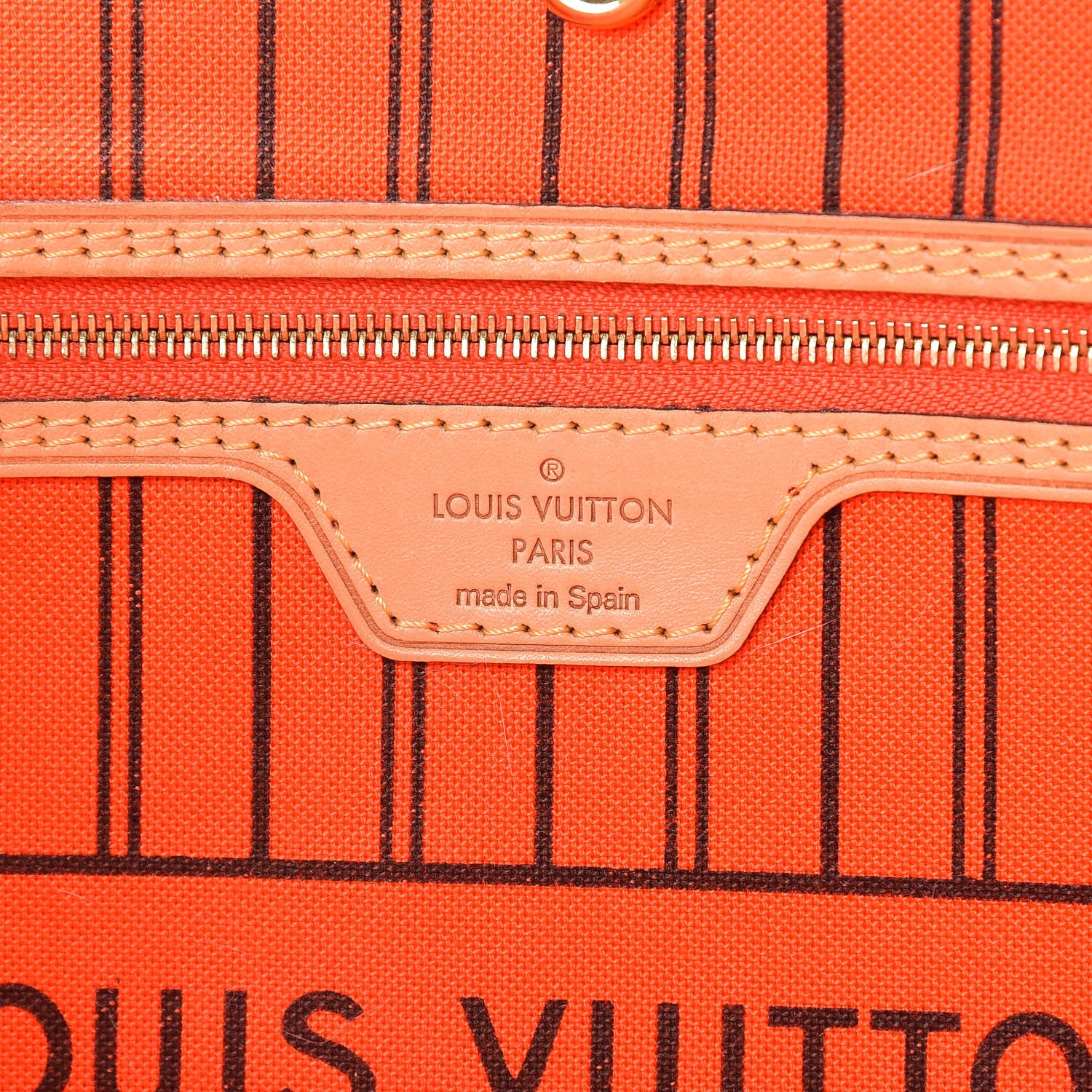 Louis Vuitton Monogram Neo Neverfull MM Abricot 6 of 15
