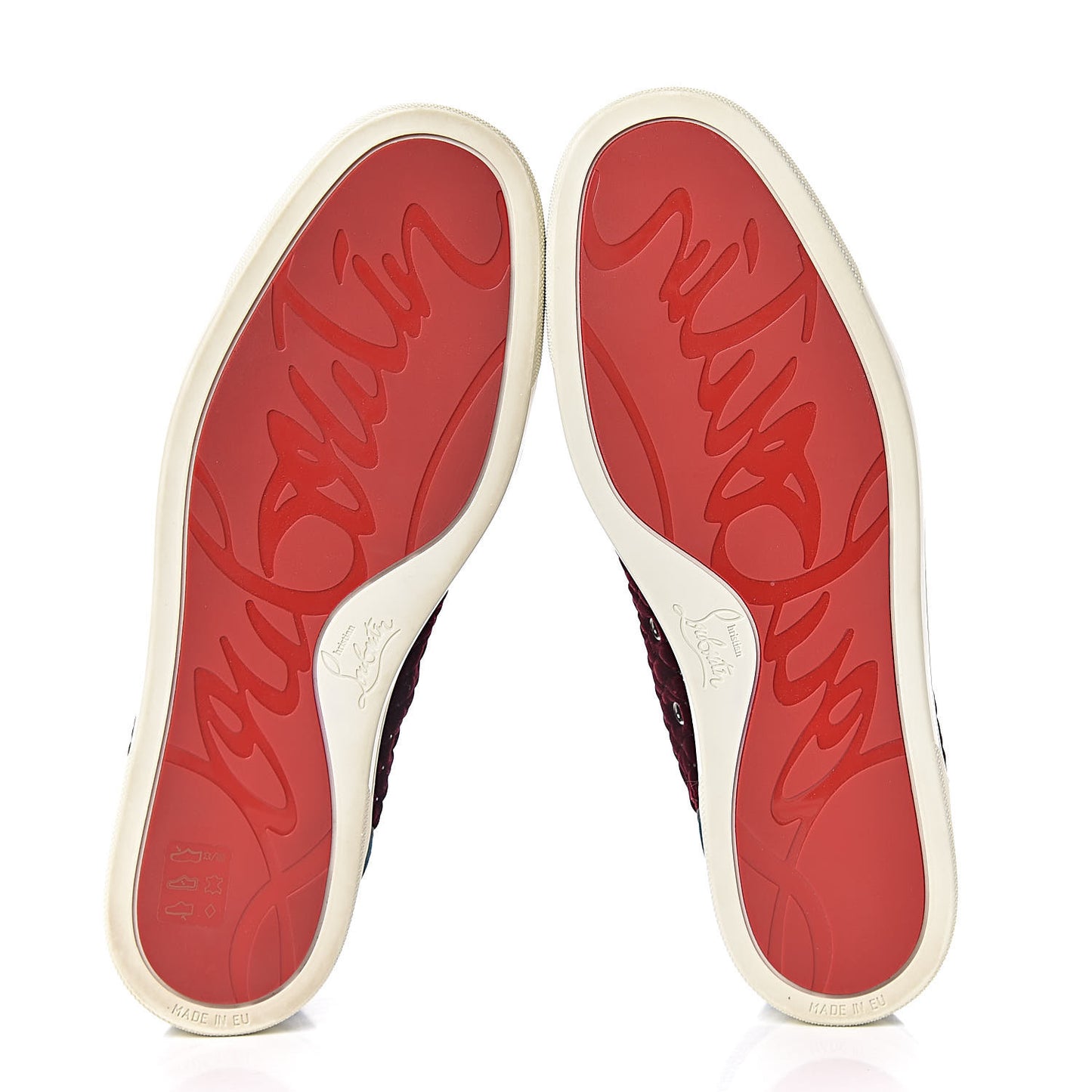 Velvet Mens Louis Orlato Flat Sneakers 41.5 Rouge Imperial