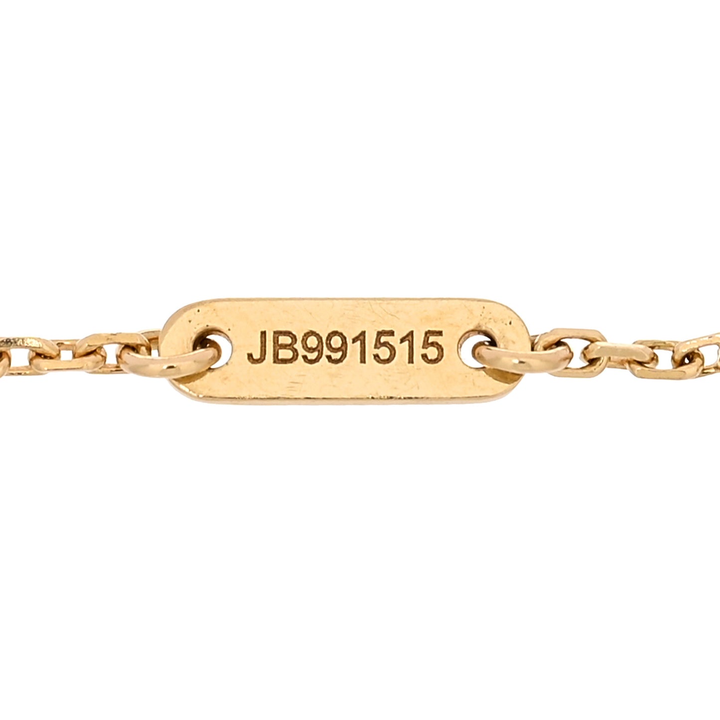 18K Yellow Gold Mother of Pearl Sweet Alhambra Bracelet