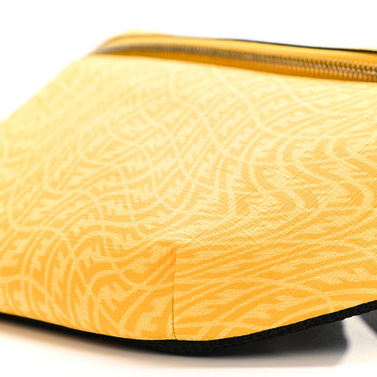 Fendi X SARAH COLEMAN Glazed Fabric Vitello Grace Light Micro FF Vertigo Belt Bag Mimosa 10 of 10