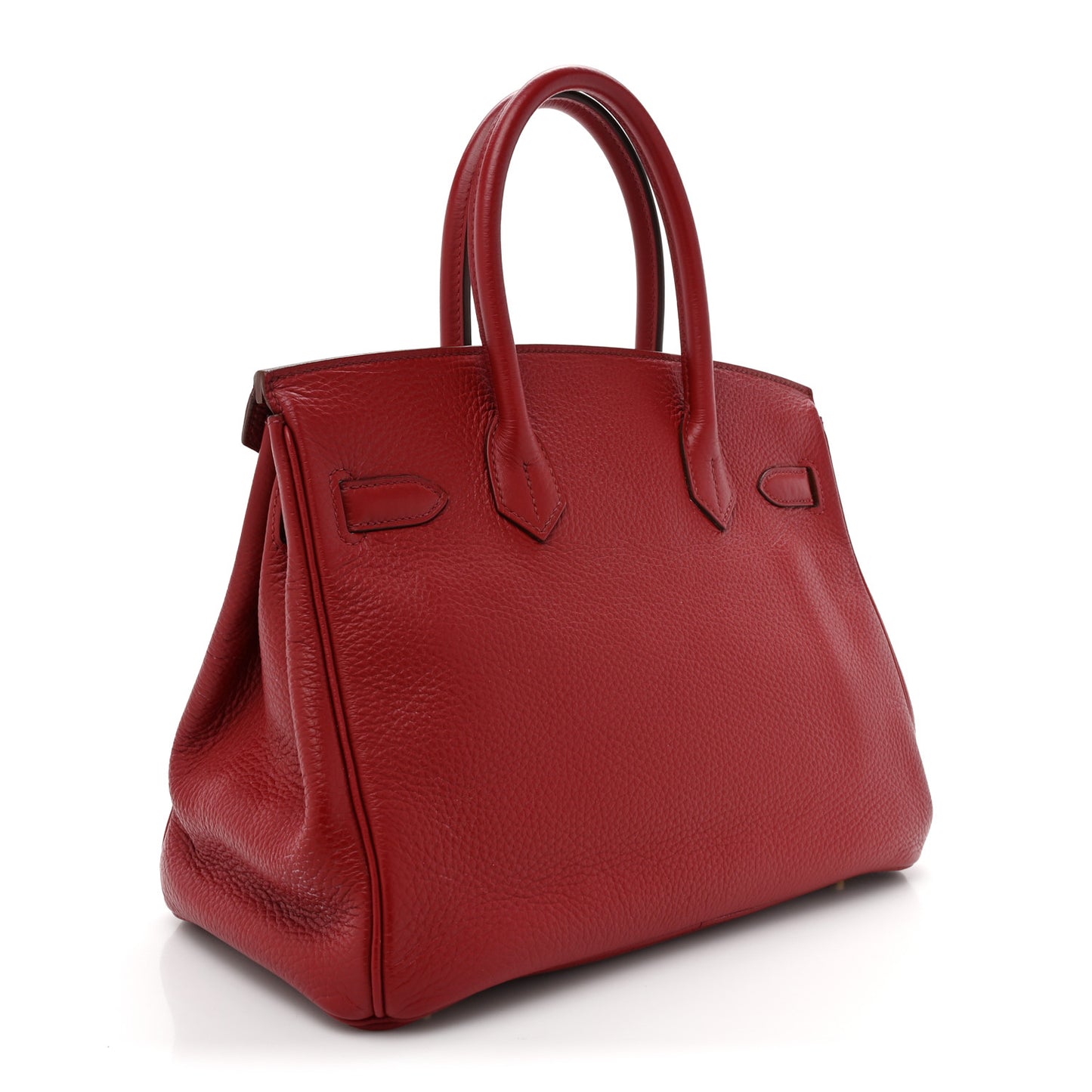 Taurillon Clemence Birkin 30 Rouge Garance