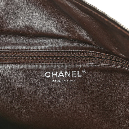 Chanel Calfskin Quilted CC Shoulder Bag Dark Brown 6 of 11