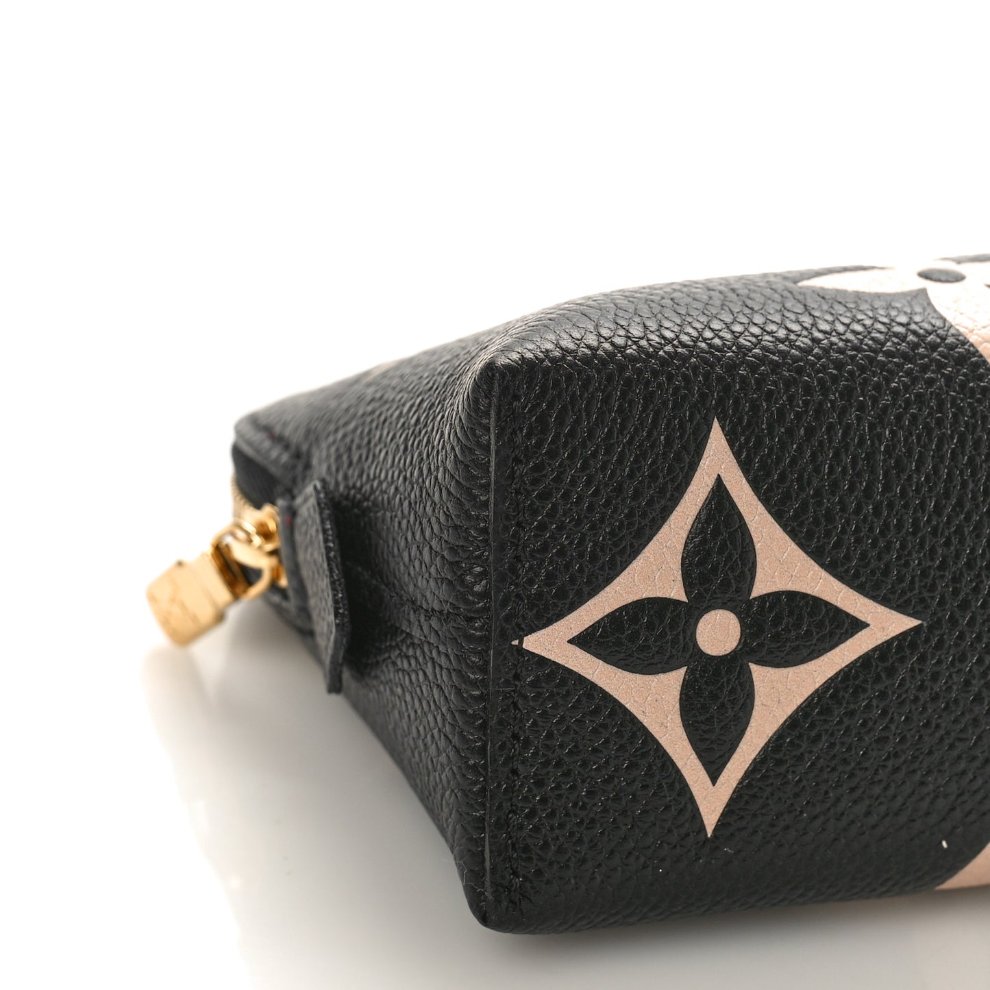 Empreinte Monogram Giant Cosmetic Pouch Black Beige
