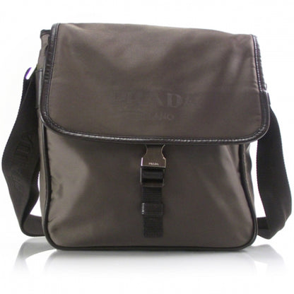 Prada Nylon Logo Messenger Satchel 1 of 11