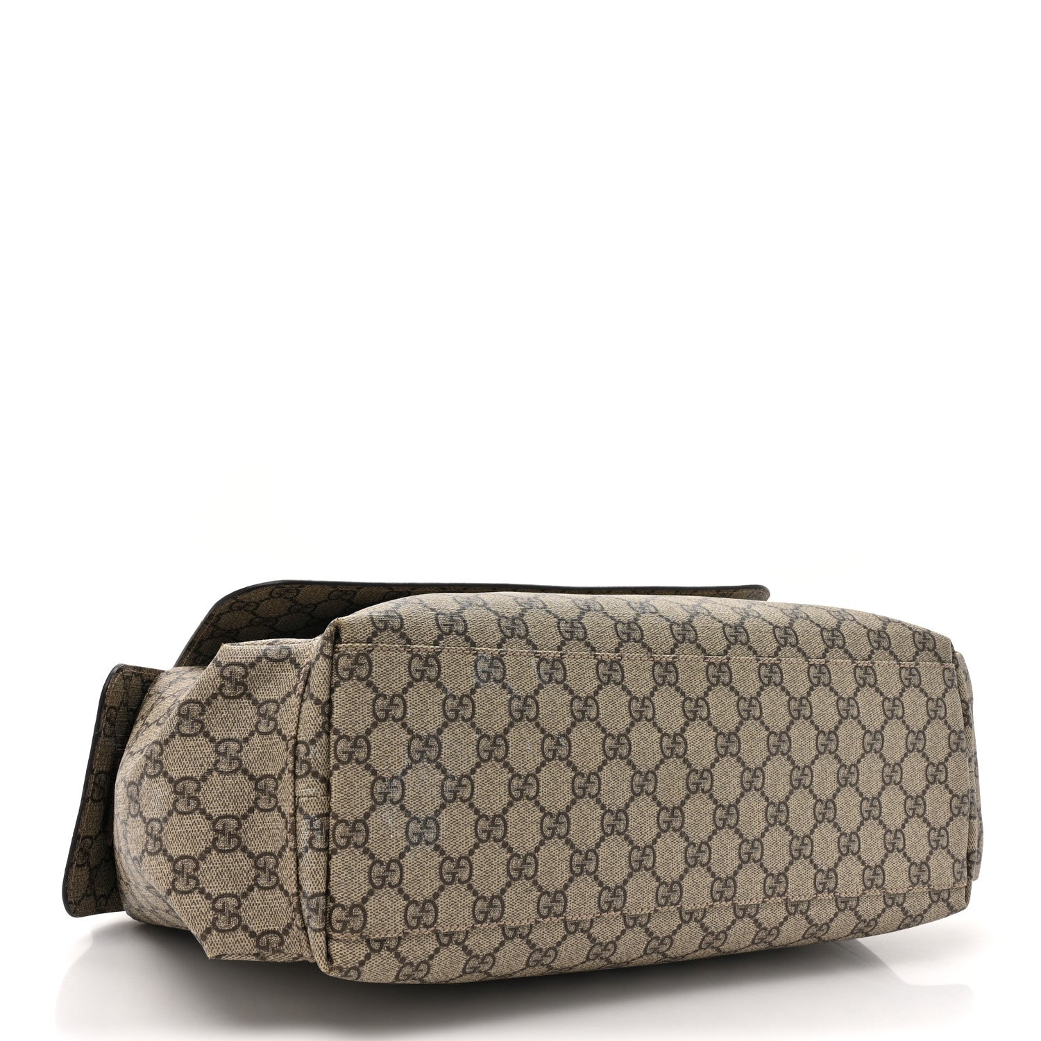 Gucci GG Plus Monogram Messenger Diaper Bag Dark Brown 5 of 20