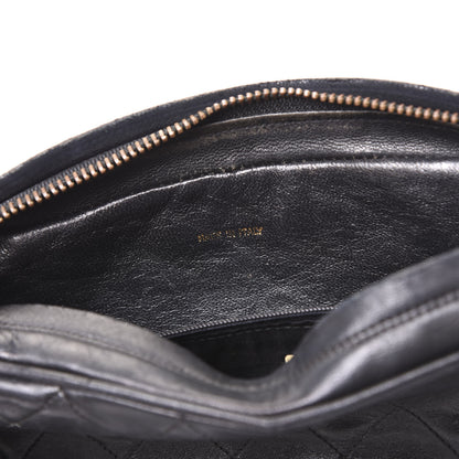 Chanel Lambskin Quilted CC Tassel Camera Case Black 10 of 13