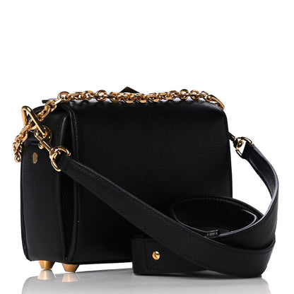 Alexander McQueen Fine Grain Goatskin Box Shoulder Bag 19 Black 2 of 13