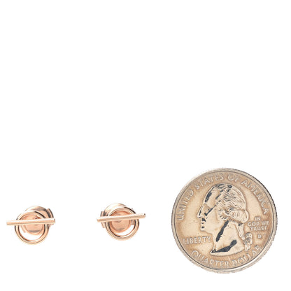 Hermes 18K Rose Gold PM Echappee Earrings 2 of 5