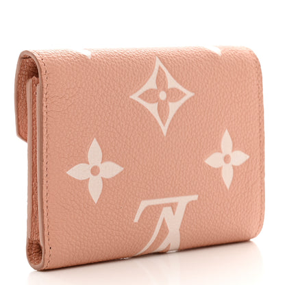 Louis Vuitton Empreinte Monogram Giant Victorine Wallet Rose Trianon Creme 3 of 7