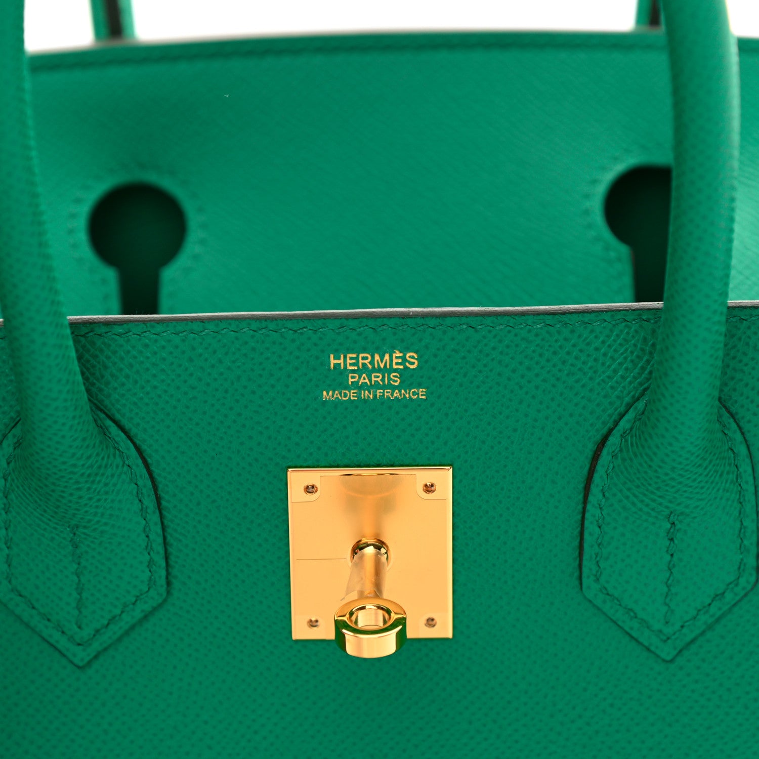 Hermes Epsom Birkin 30 Vert Jade 5 of 11