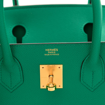Hermes Epsom Birkin 30 Vert Jade 5 of 11