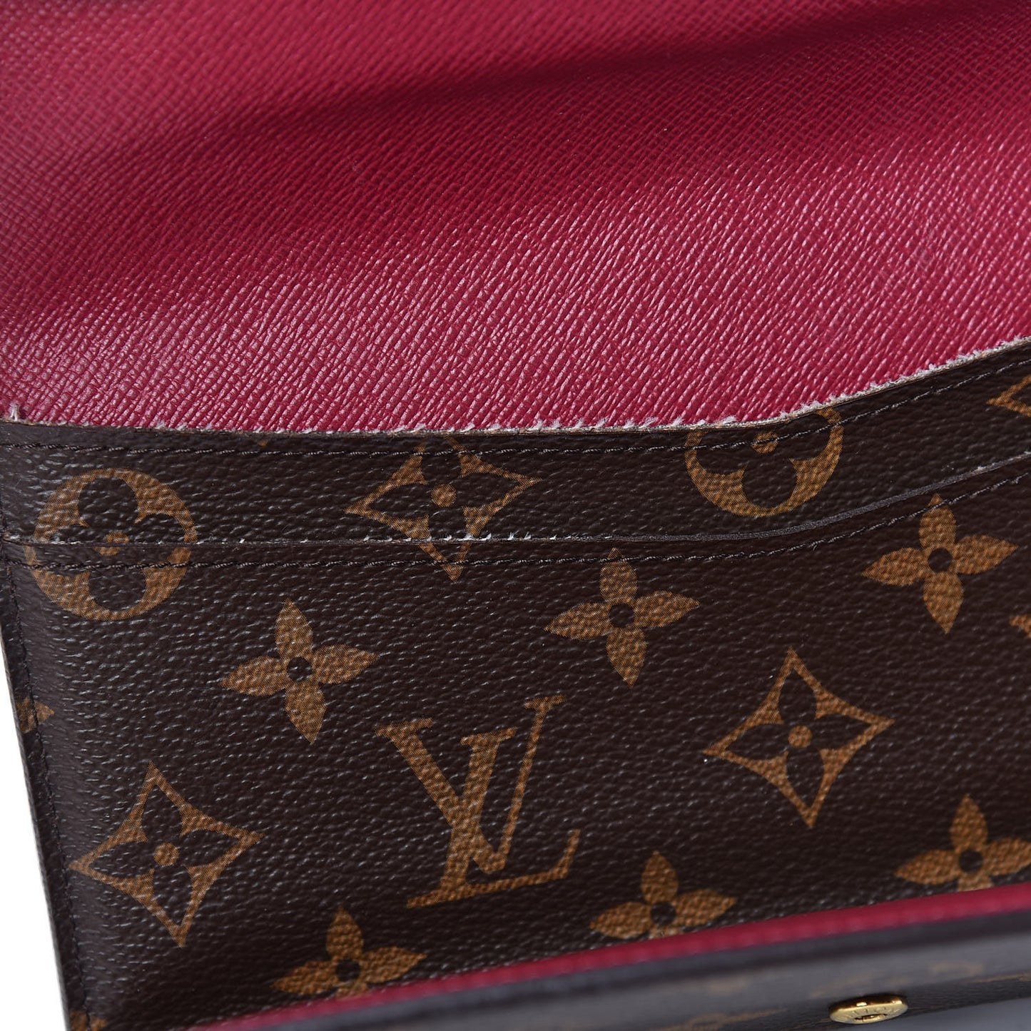 Monogram Josephine Wallet Fuchsia