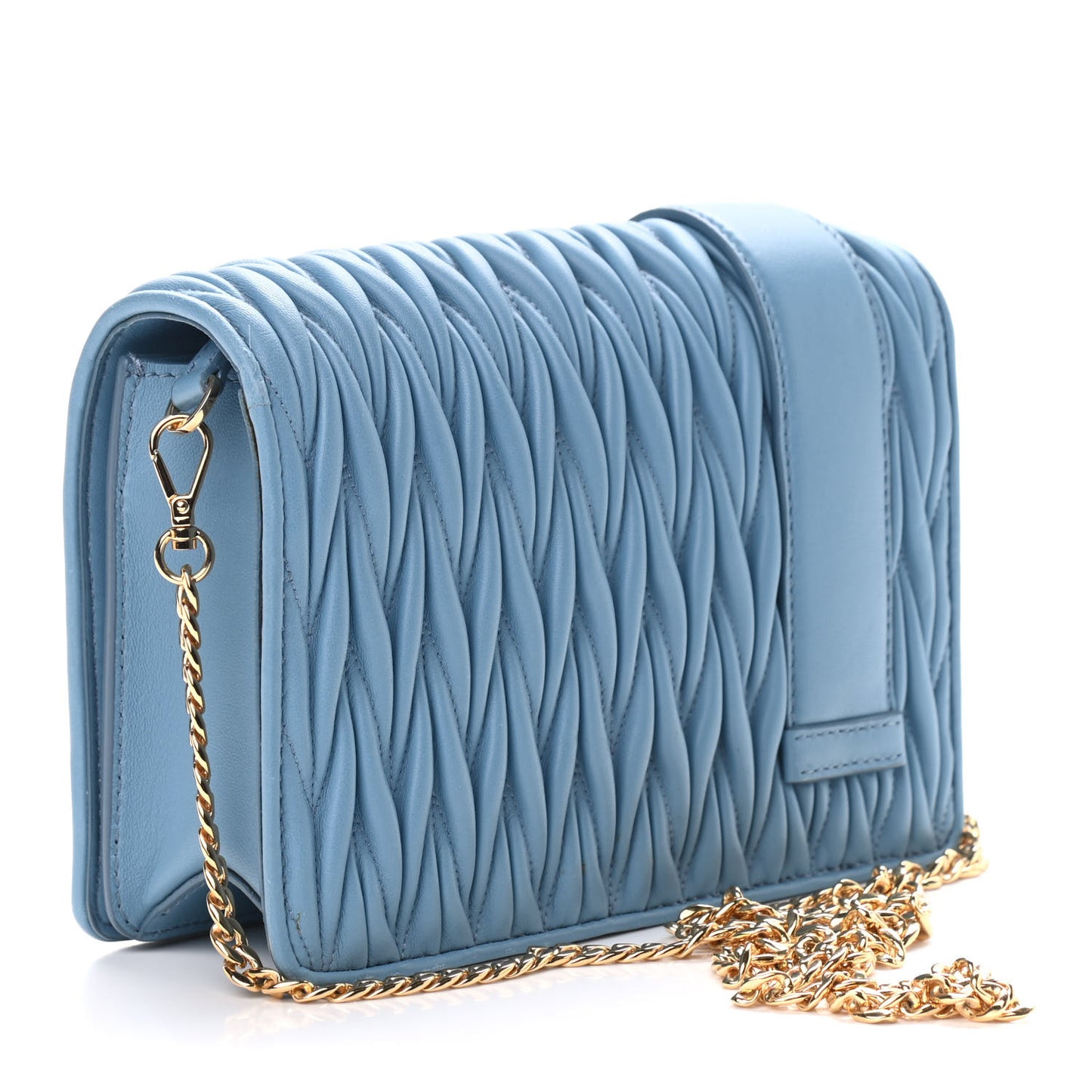 Matelasse Crystal Embellished Shoulder Bag Astrale