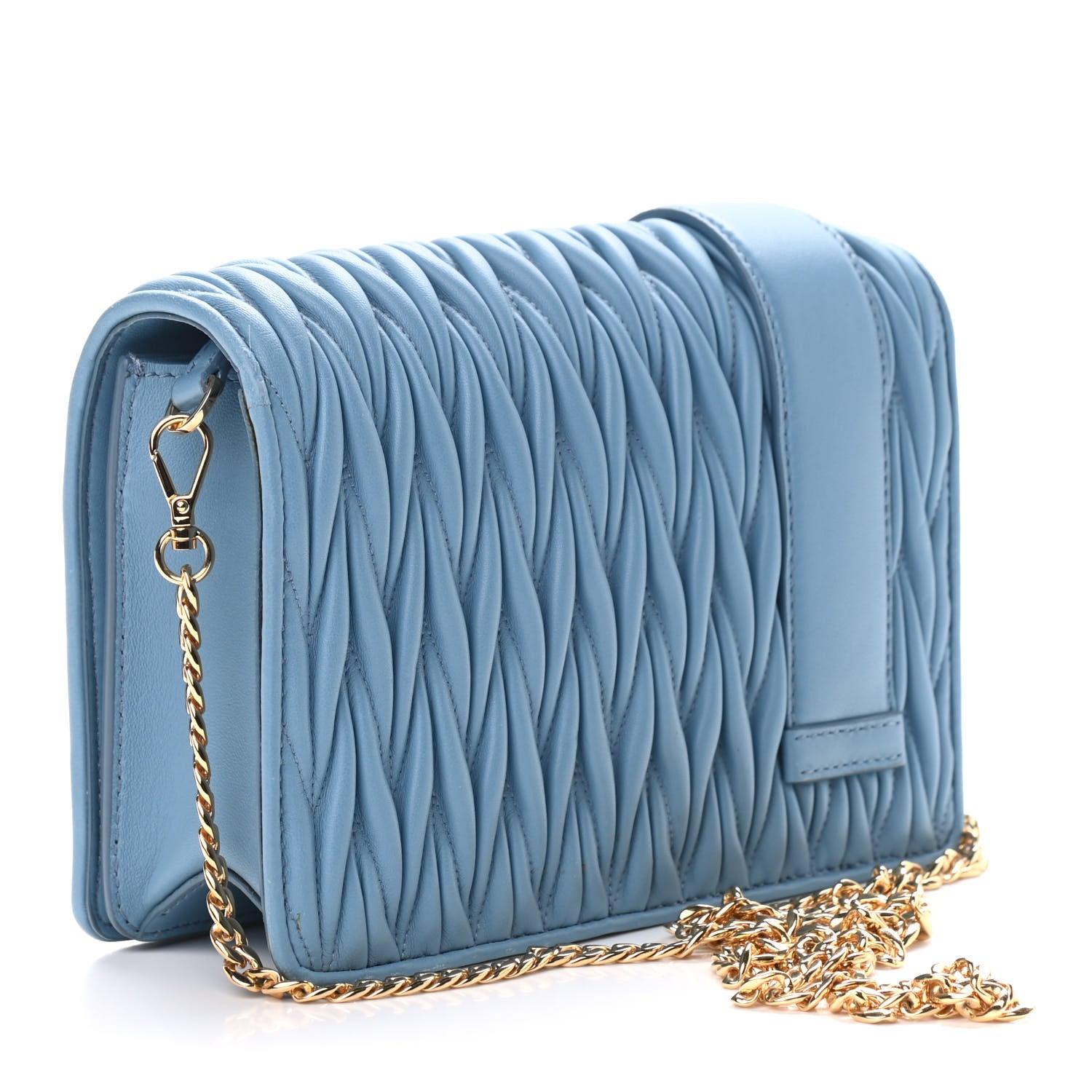 Miu Miu Matelasse Crystal Embellished Shoulder Bag Astrale 3 of 9