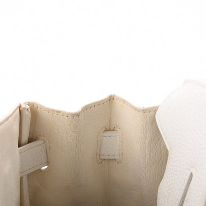 Hermes Taurillon Clemence Birkin 30 White 13 of 44