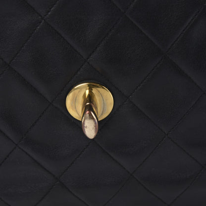 Chanel Lambskin Quilted XL Jumbo Single Flap Black 18 of 20