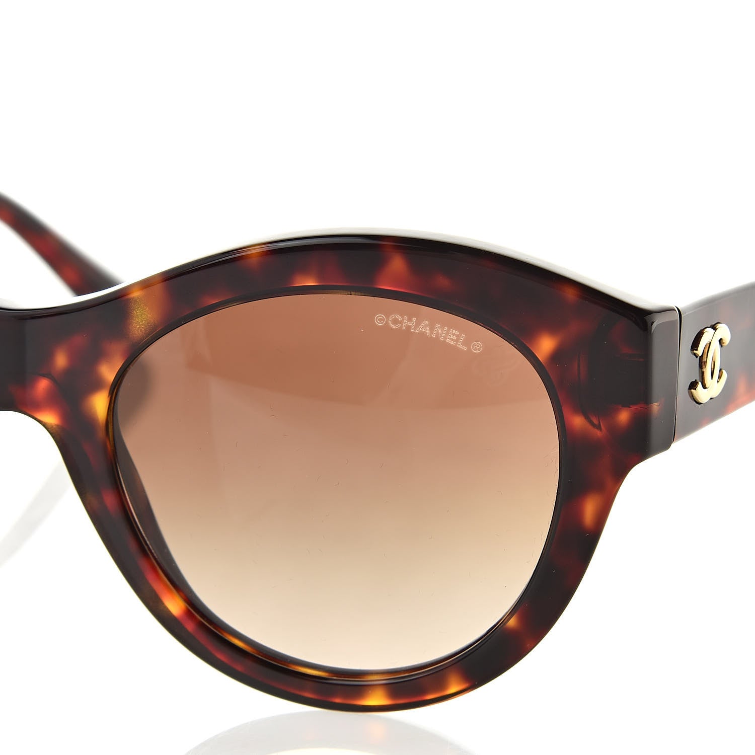 Chanel Acetate Butterfly Sunglasses 5371 Tortoise 7 of 8