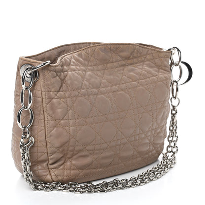 Christian Dior Lambskin Cannage Dior Soft Shoulder Bag Beige 3 of 9