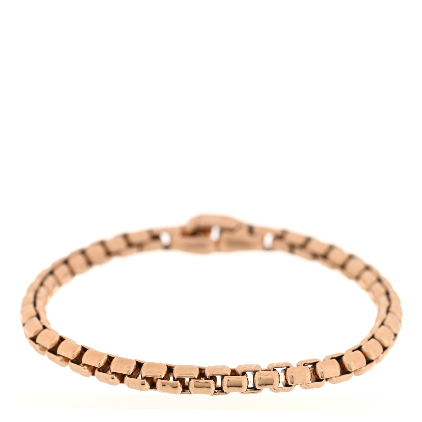 18K Rose Gold 5mm Box Chain Bracelet
