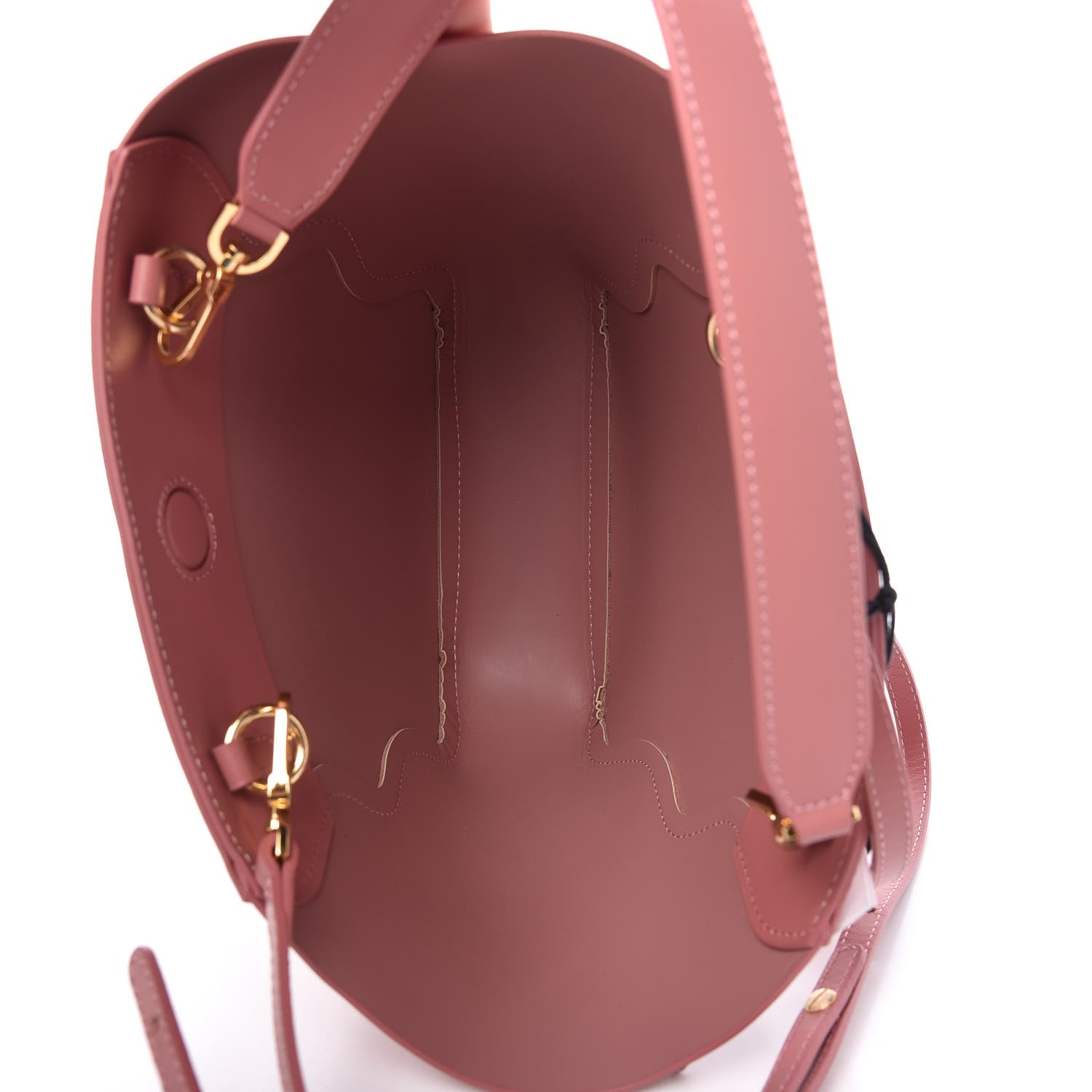 Mansur Gavriel Calfskin Mini Ocean Tote Blush 5 of 8