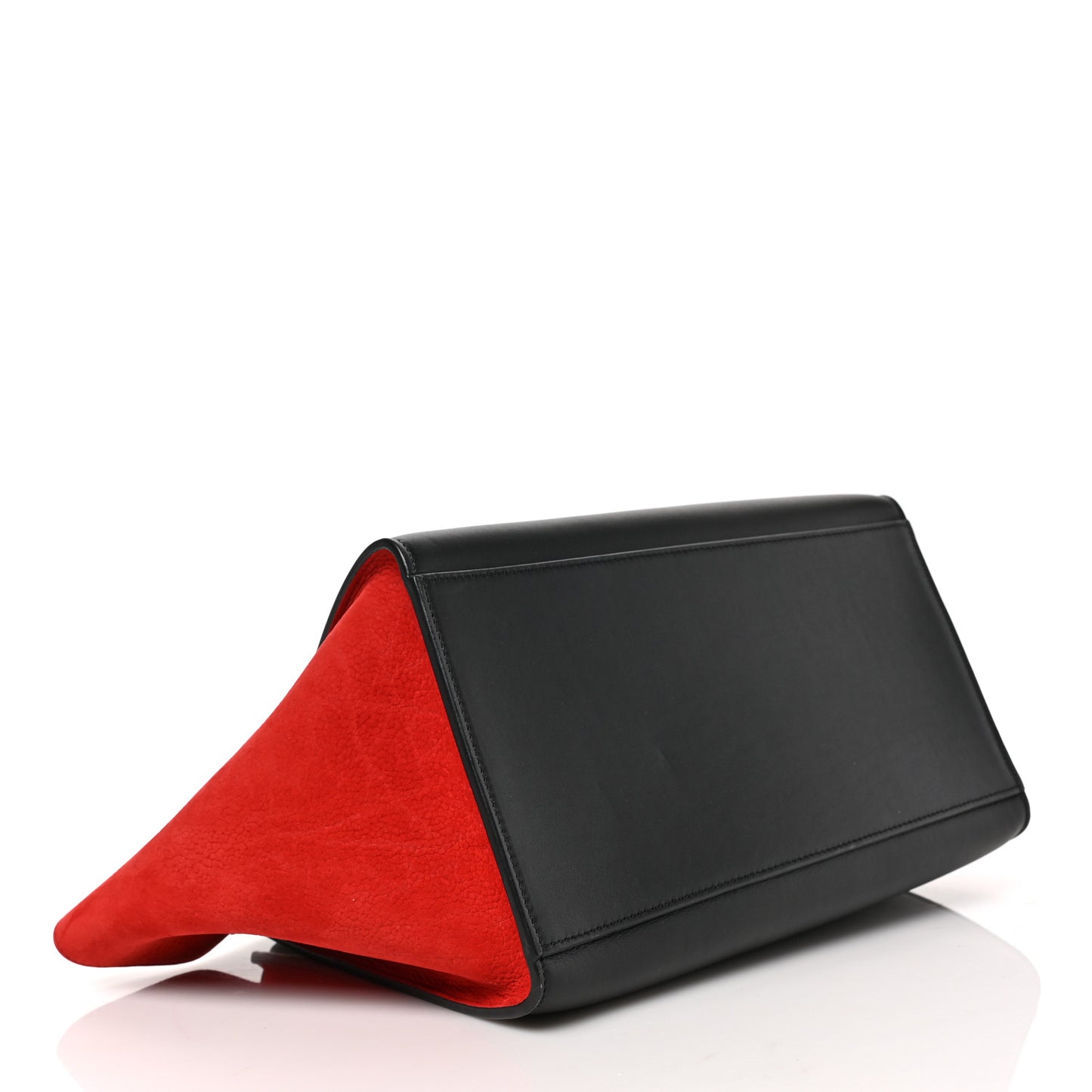 Bullhide Calfskin Medium Tri-Color Trapeze Carmin