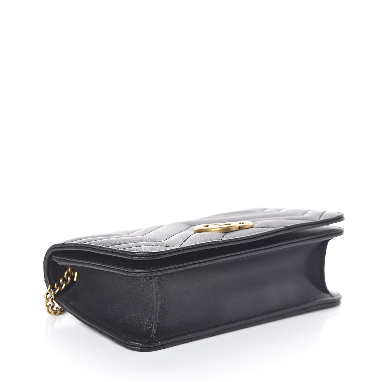 Gucci Calfskin Matelasse GG Marmont Mini Bag Black 4 of 9