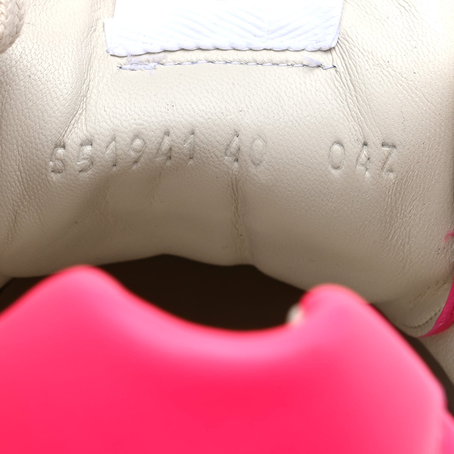 Gucci Calfskin Womens Rhyton Sneakers 40 Fluo Fuxia 8 of 12