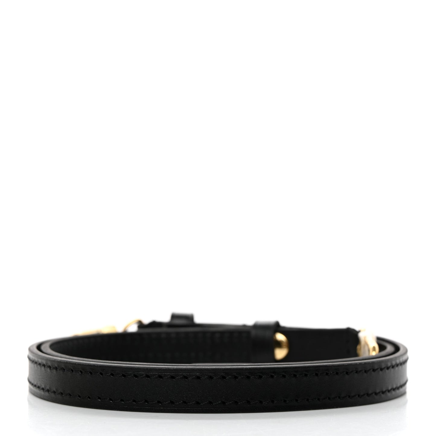 Calfskin Ivy Shoulder Strap Black