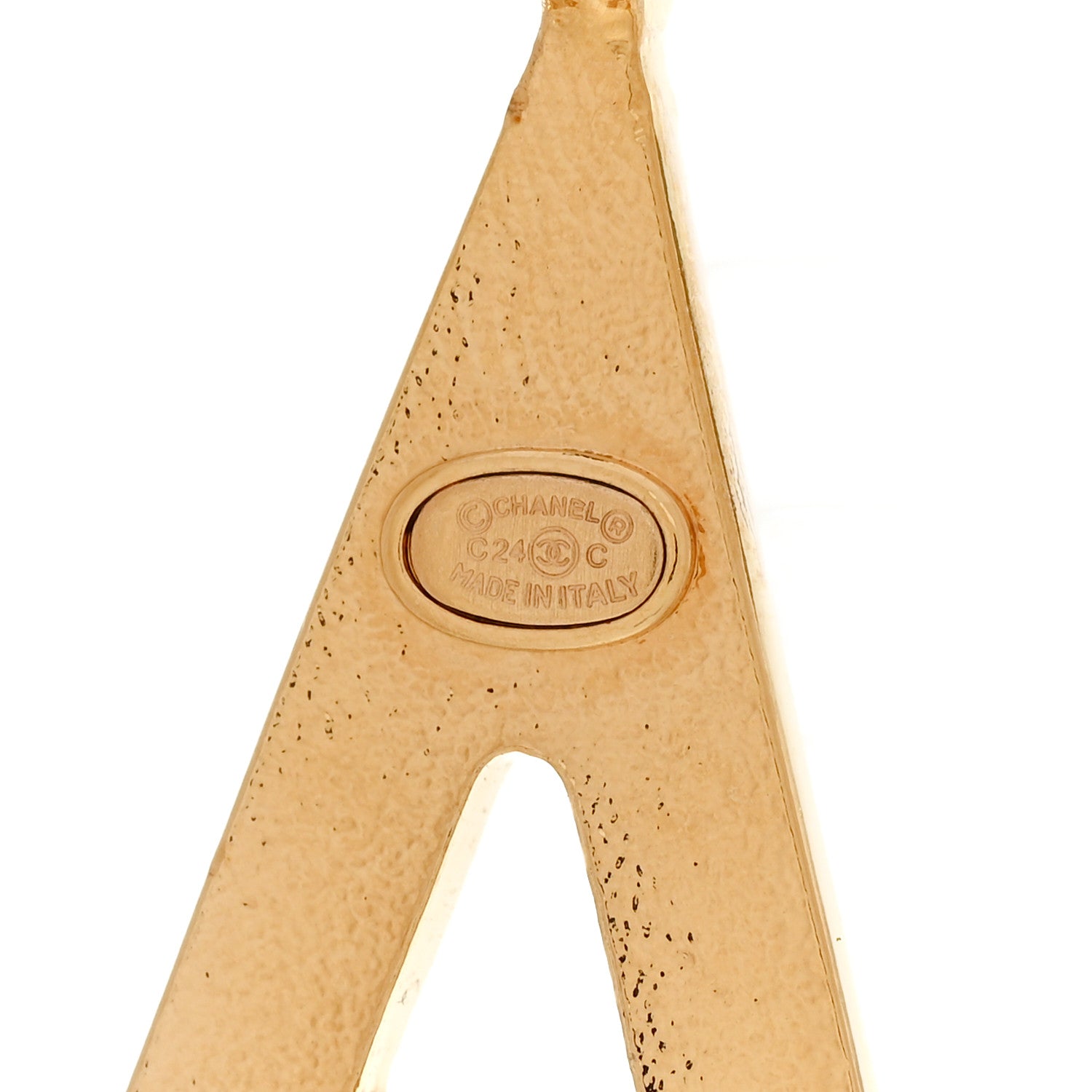 Chanel Crystal Pearl Roller Skate Star Keychain Gold 1921580