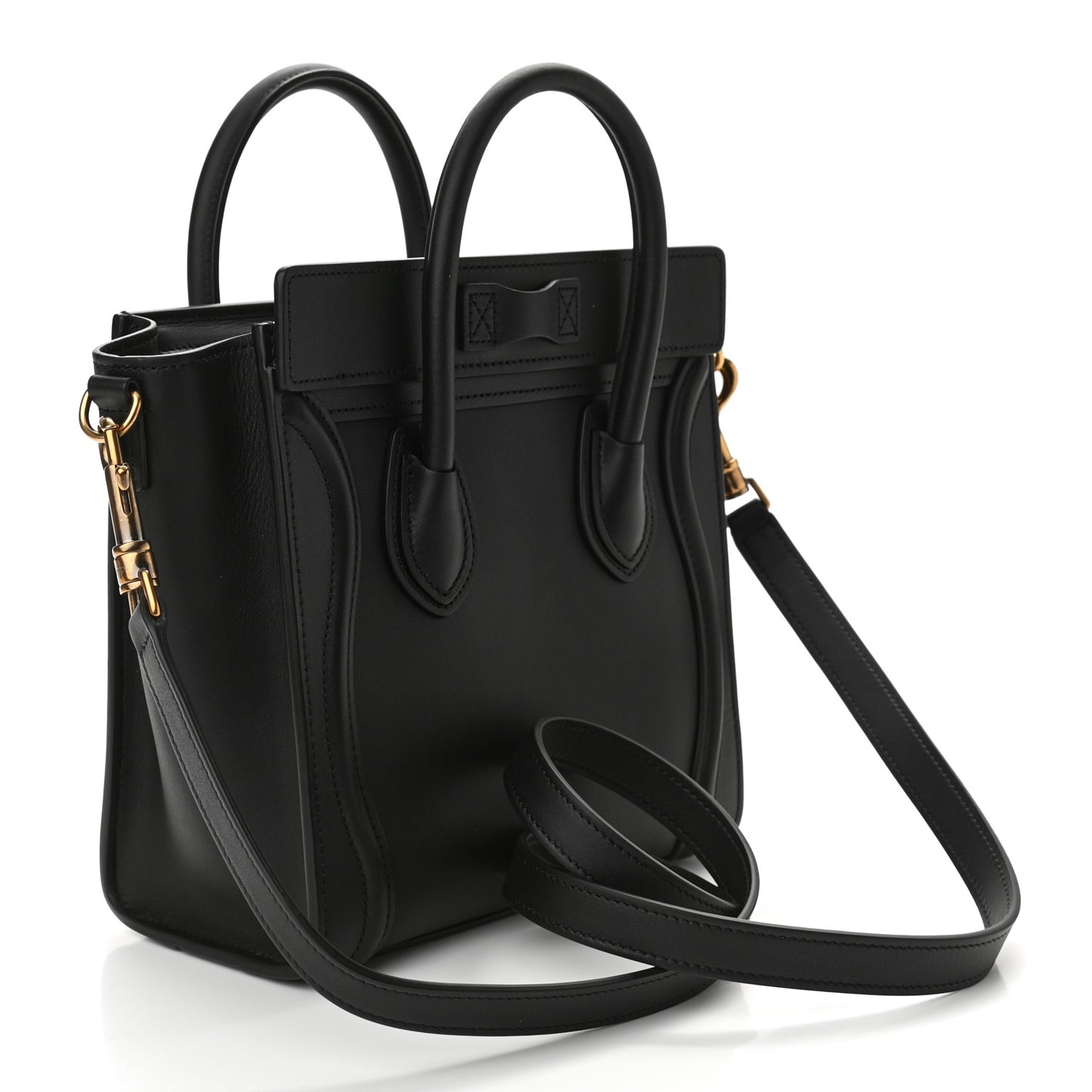 Smooth Calfskin Nano Luggage Black