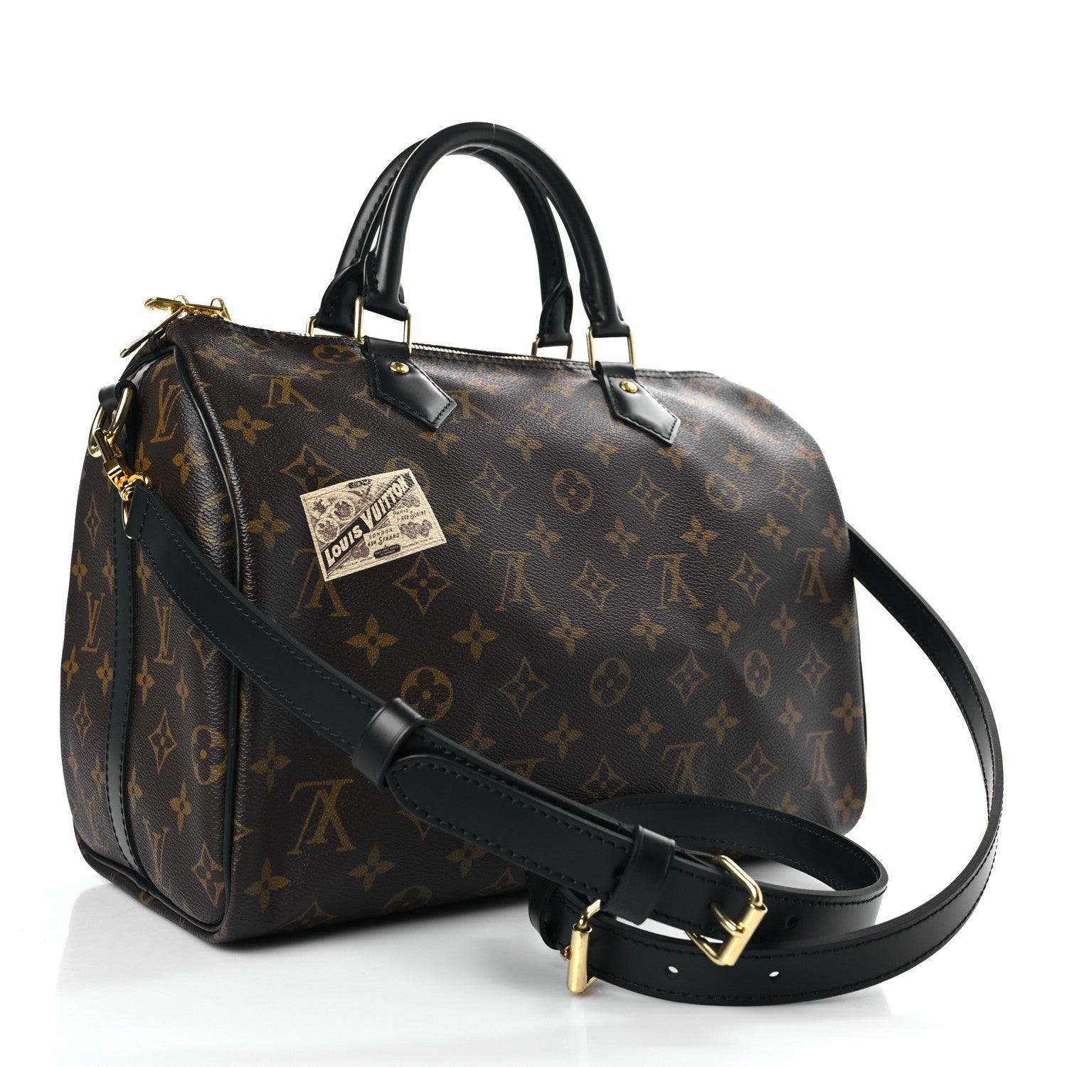 Louis Vuitton Monogram My World Tour Speedy Bandouliere 30 Black 3 of 9
