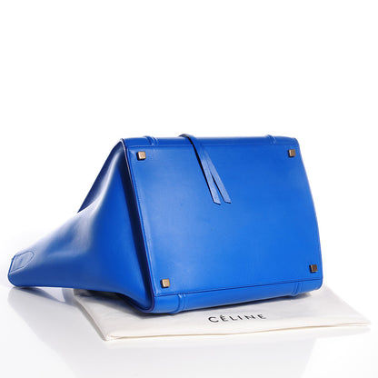 Celine Smooth Calfskin Medium Phantom Luggage Electric Blue 4 of 8