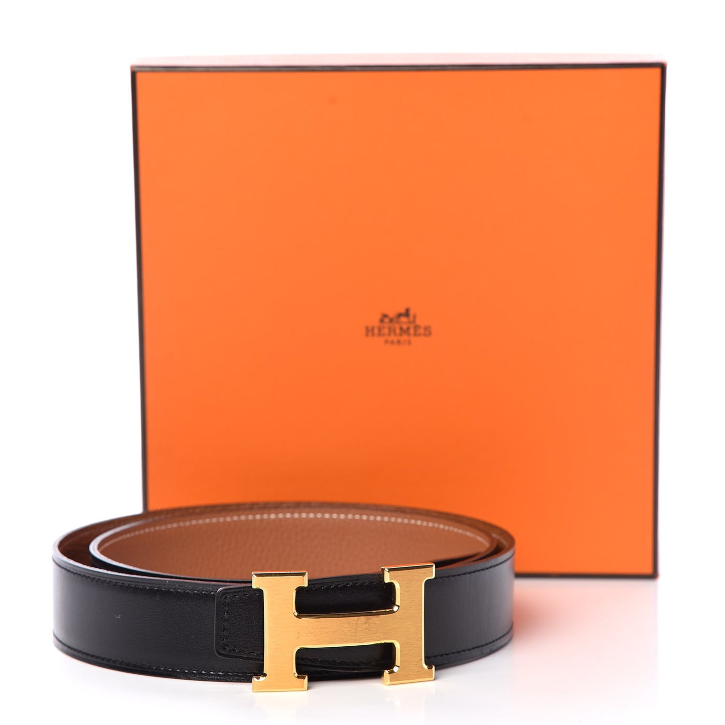 Box Togo 32mm H Belt 90 Black Gold