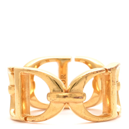 Christian Dior Metal CD Ring L 52 6 Gold 3 of 6