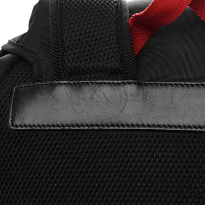 Gucci Techno Canvas Web Double Buckle Backpack Black 14 of 15