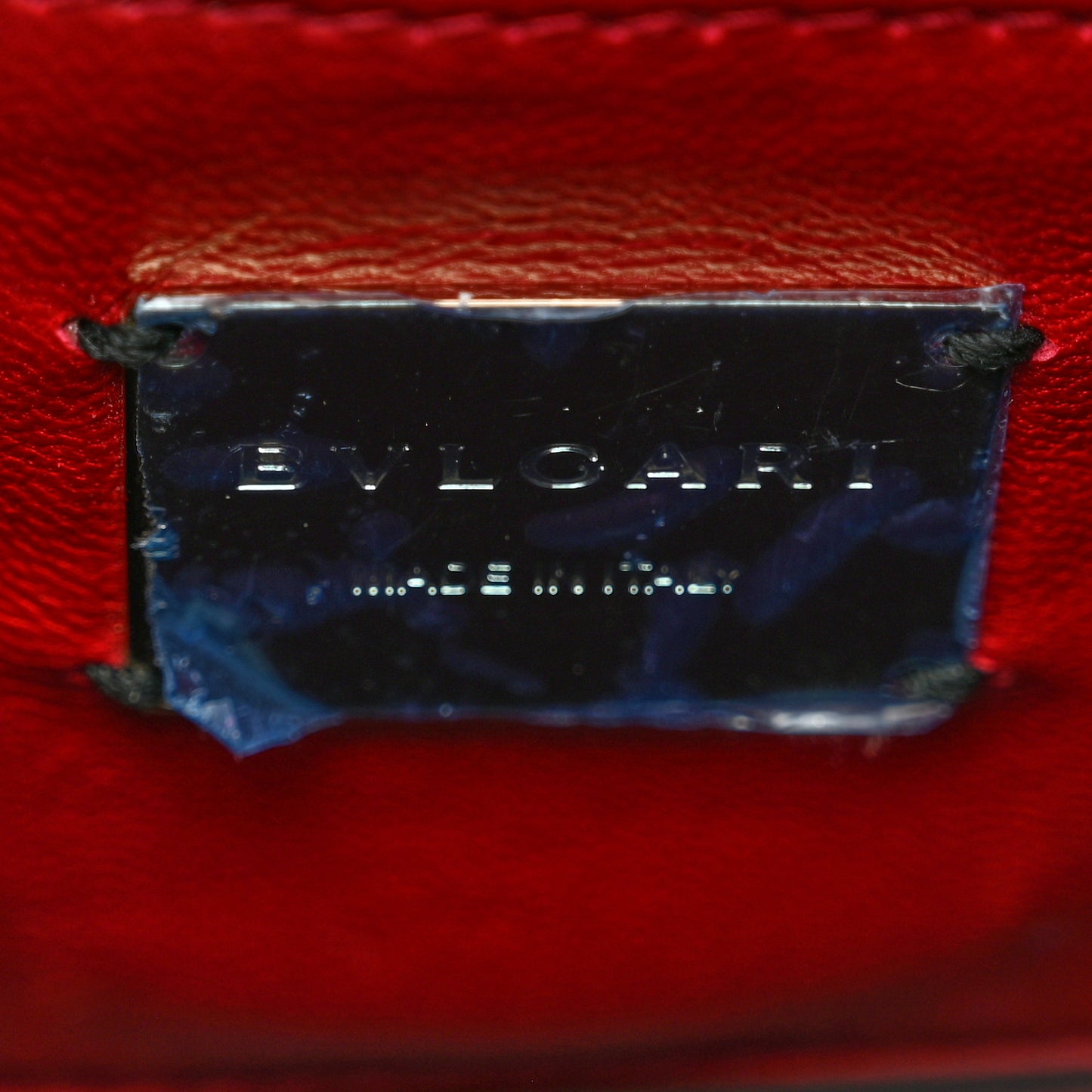 Calfskin Star Studded Serpenti Forever Crossbody Bag Red