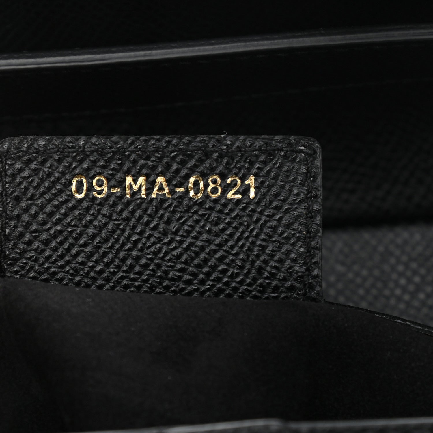 Christian Dior Grained Calfskin Saddle Bag Black 7 of 11