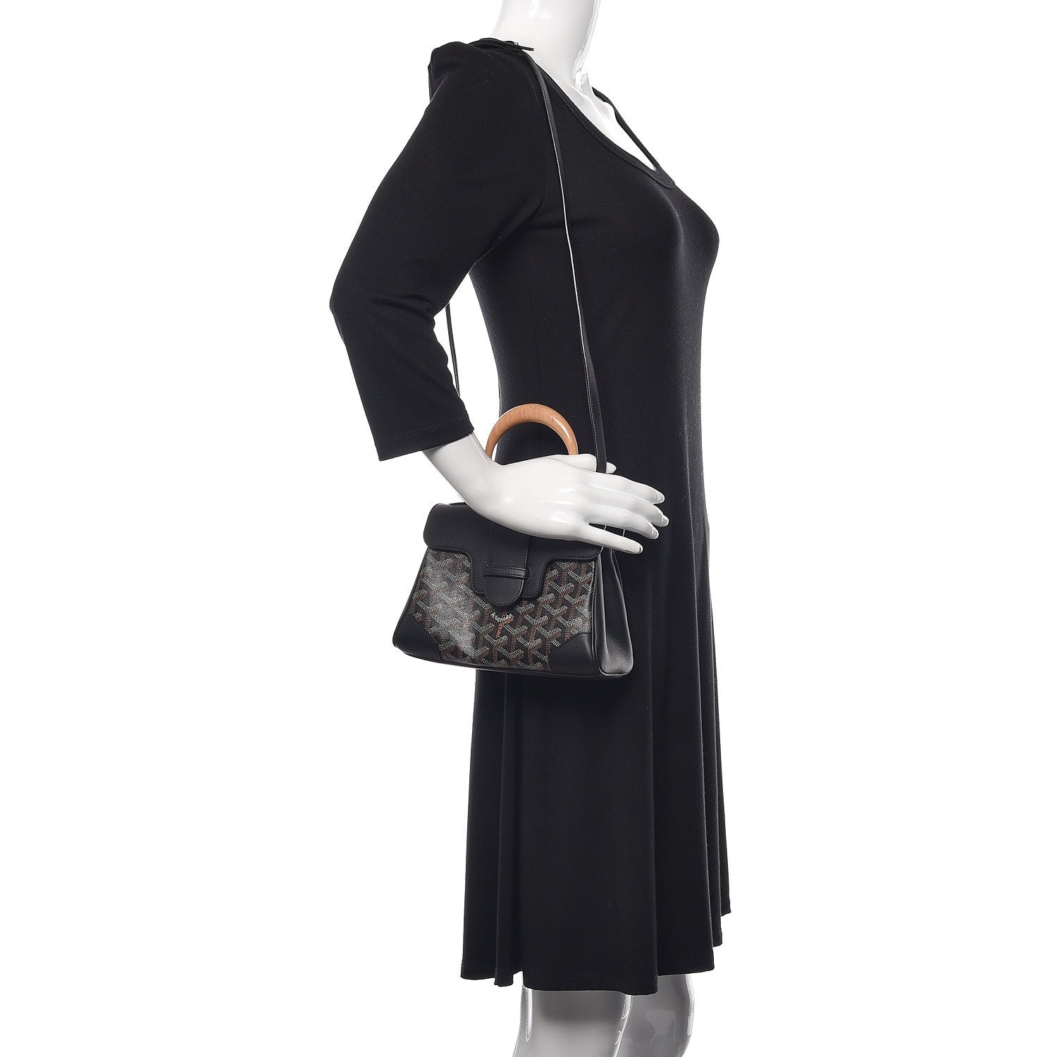 Goyard Goyardine Mini Saigon Black 2 of 11