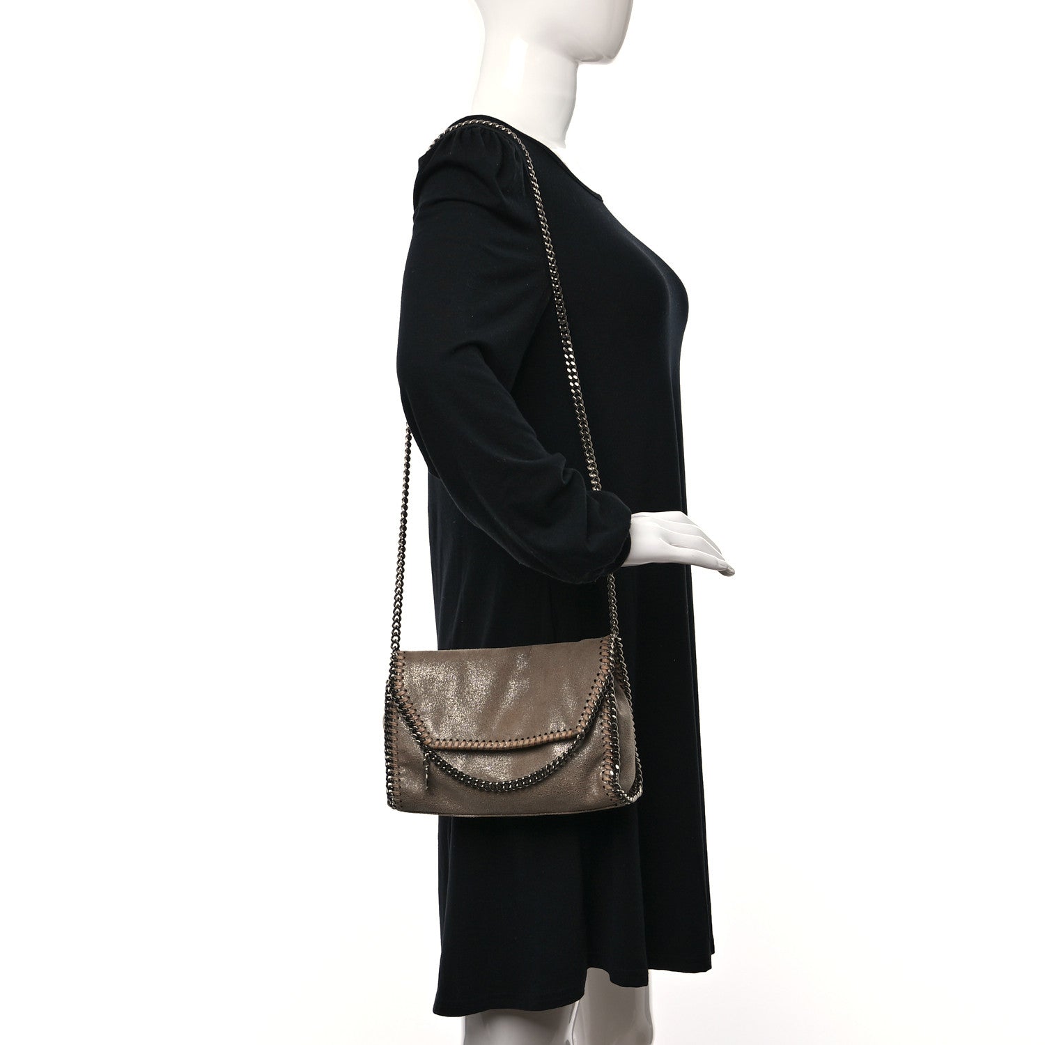 Stella McCartney Shaggy Deer Falabella Crossbody Taupe 2 of 8