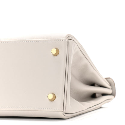 Hermes Evercolor Kelly Retourne 28 Gris Perle 10 of 11