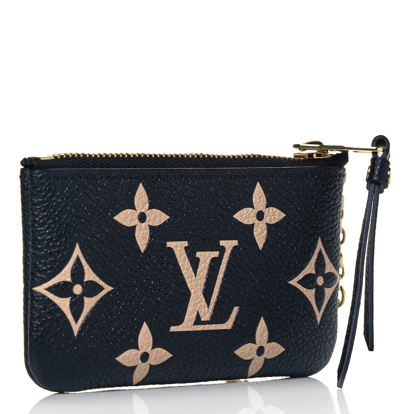 Empreinte Monogram Giant Key Pouch Black Beige