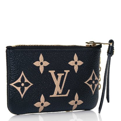 Louis Vuitton Empreinte Monogram Giant Key Pouch Black Beige 3 of 7