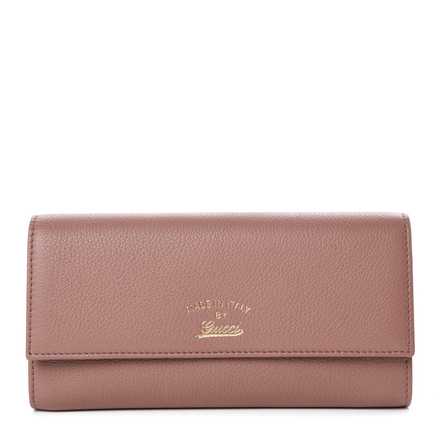 Dollar Calfskin Swing Continental Wallet Soft Pink